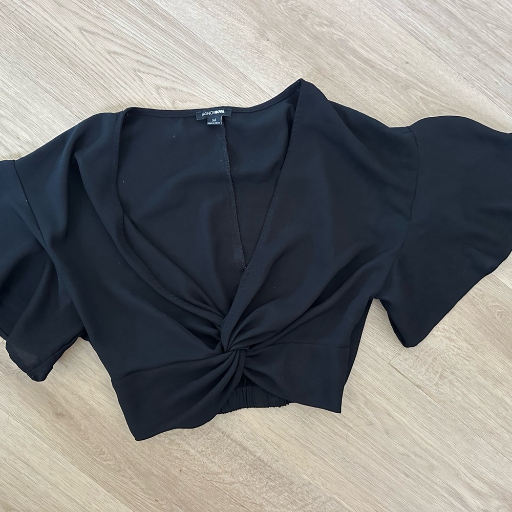 Fashion Nova Deep V Top